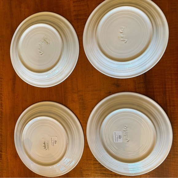 White and gold salad plates - Picture 4 of 5